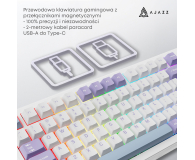 Ajazz AK820 MAX Magnetic switches Purple White RGB - 1536366 - zdjęcie 10
